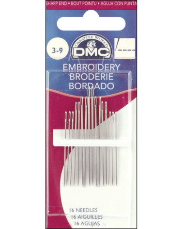 DMC embroidery needles traditional embroidery