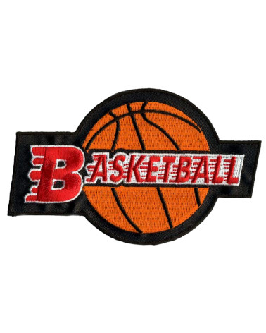 Set of 3 large Bascketball iron-on patches