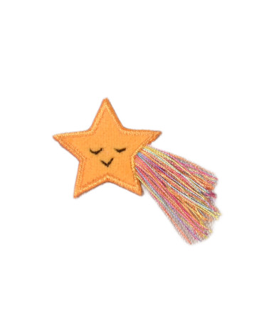 Lot de 3 écussons météo franges etoile 4,5cm x 3cm