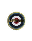 Lot de 3 écussons  sport alpha unit 4,7cm x 4,7cm