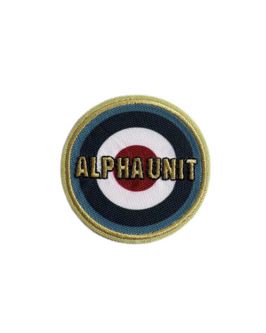 Set of 3 alpha unit sport badges 4.7cm x 4.7cm