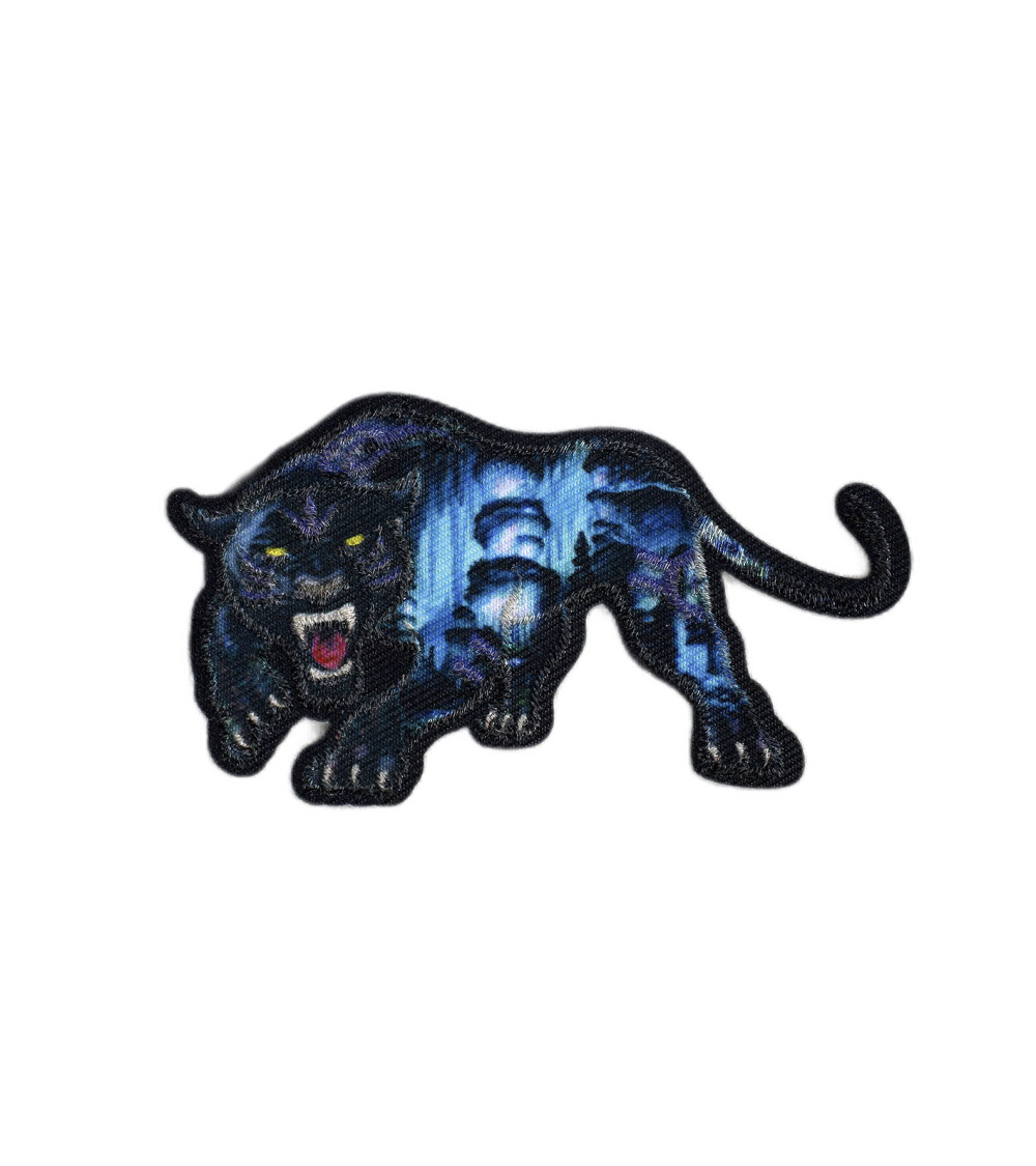 Set of 3 fantastic animal panther patches 7.3cm x 4cm