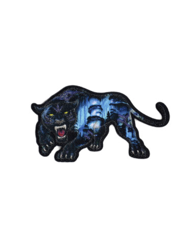 Set mit 3 fantastischen Tier-Panther-Aufnähern, 7,3 cm x 4 cm