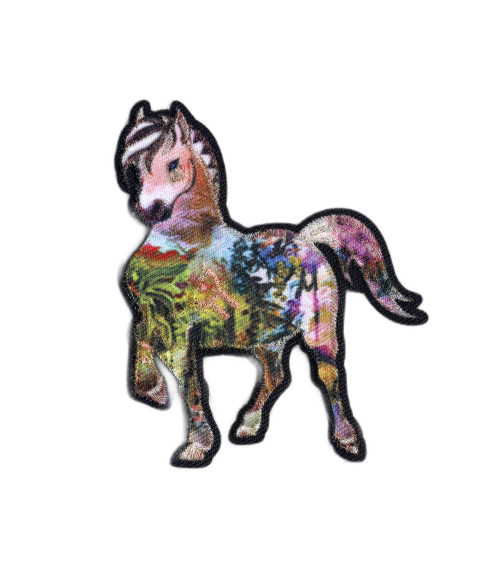 Set of 3 fantastic animal horse patches 5.3cm x 6.5cm