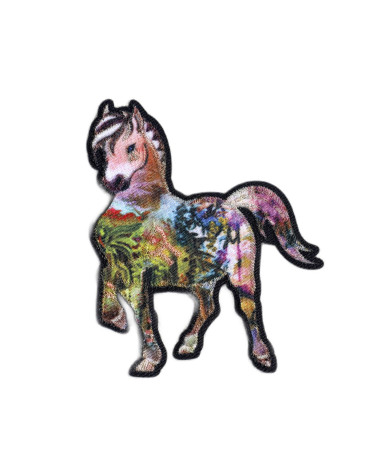 Juego de 3 fantásticos parches de animales y caballos de 5,3 cm x 6,5 cm.
