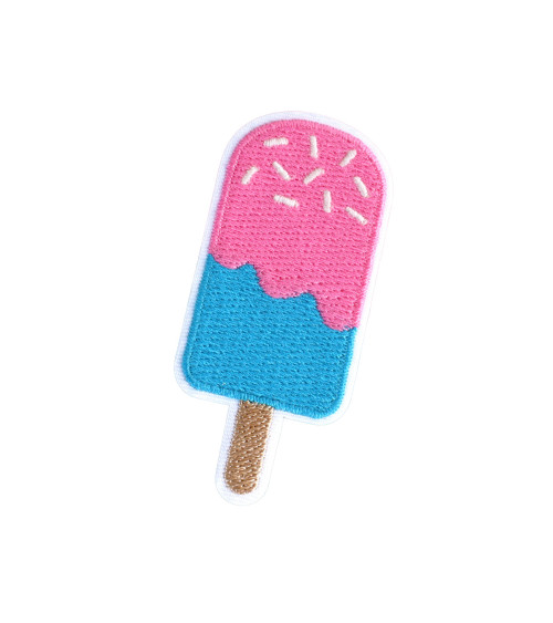 Set of 3 ice cream badges 3cm x 7cm