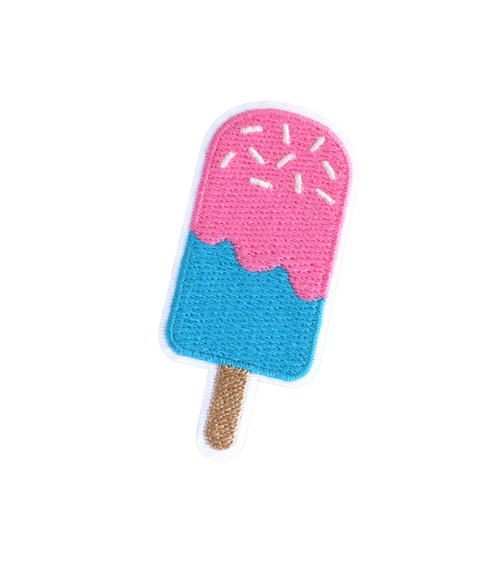 Set of 3 ice cream badges 3cm x 7cm