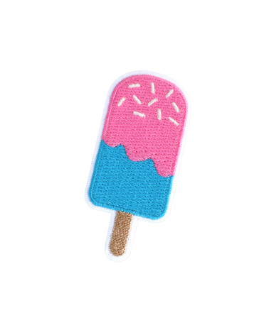 Set of 3 ice cream badges 3cm x 7cm