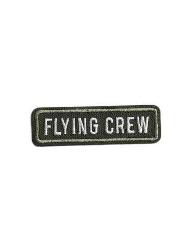 Set of 3 flying crew twill airplane badges 5.5cm x 1.6cm