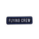Lot de 3 écussons avion flying crew twill 5,5cm x 1,6cm