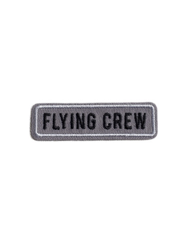 Set of 3 flying crew twill airplane badges 5.5cm x 1.6cm