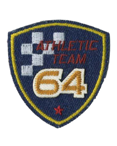 Athletic Team 64 iron-on patch