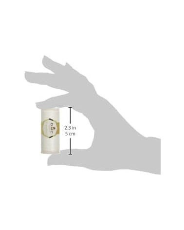 DMC metallic diamond single-strand embroidery and cross stitch thread spool bright white