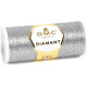 Bobine fil 35m DMC diamant métallisé monobrin broderie et point de croix argent clair