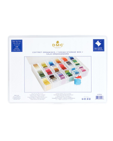 Coffret organiser - Boîte de rangement DMC pour fils de broderie