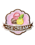 Lot de 3 écussons thermocollants Ice Cream