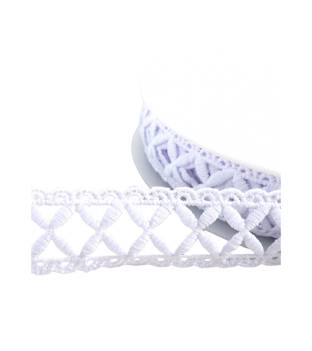 Guipure latticework 30mm ecru by the meter