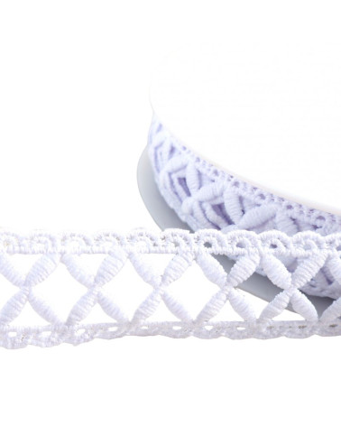 Guipure latticework 30mm ecru by the meter