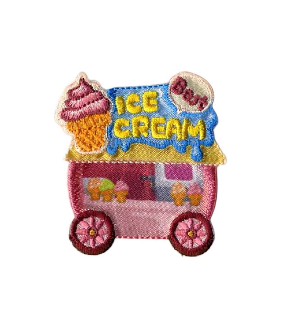 Set di 3 toppe termoadesive Ice Cream