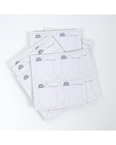 Lot de 56 de cartes en carton DMC pour fils broderie canevas