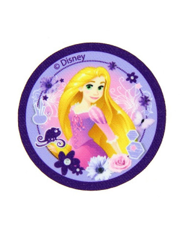 Disney Princesses Printed Badge - Rapunzel - 6.5 x 6.5cm