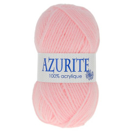 Lot de 10 pelotes de laine à tricoter Azurite 100% acrylique rose layette 3011