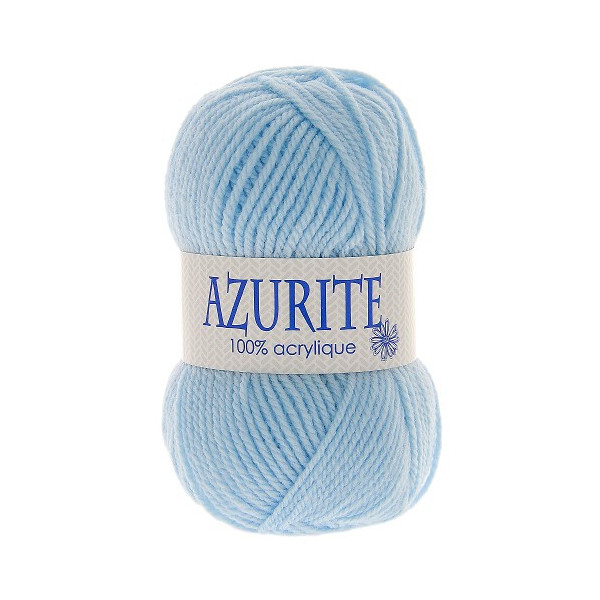 Lot de 10 pelotes de laine à tricoter Azurite 100% acrylique bleu layette  3036 -  - Vente en ligne d'articles de mercerie