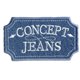 Lot de 3 écussons thermocollants Concept Jeans