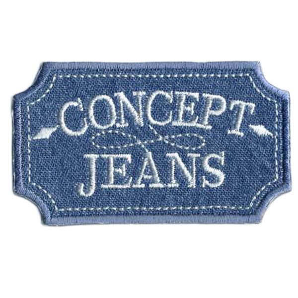 Lot de 3 écussons thermocollants Concept Jeans