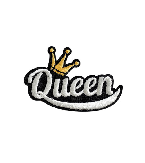 Queen badge 5cm x 3.2cm