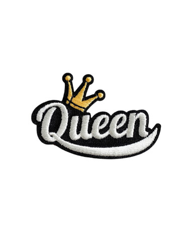 Queen badge 5cm x 3.2cm