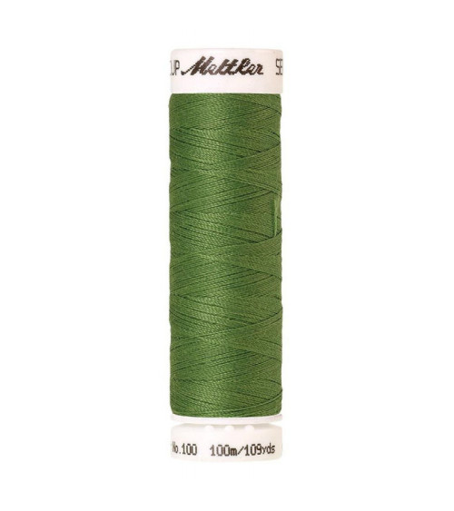 Fil à coudre polyester Mettler Amann 100m Seralon vert kaki