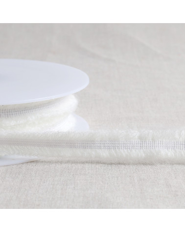 Bobine 20m galon robe stretch 20mm blanc