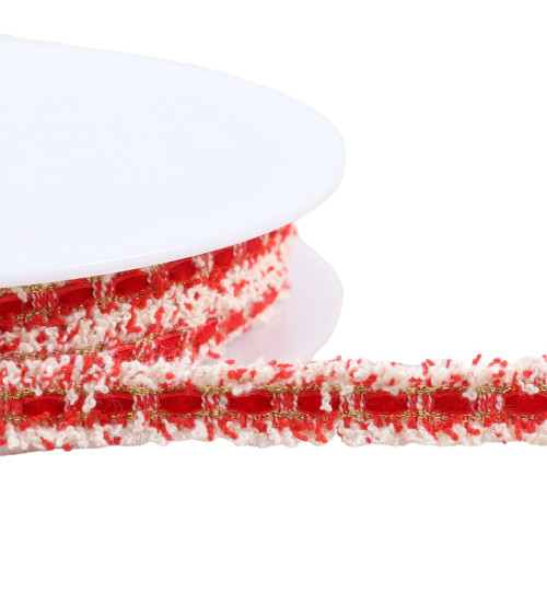 20m spool of heathered dress braid 12mm red