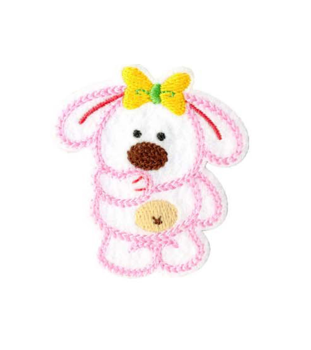 Set of 3 adorable animal iron-on patches
