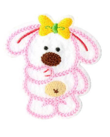 Set of 3 adorable animal iron-on patches