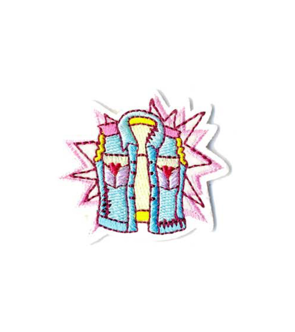 Set di 3 toppe termoadesive per giacche da donna