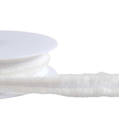 Stretch dress braid 20mm white by the meter