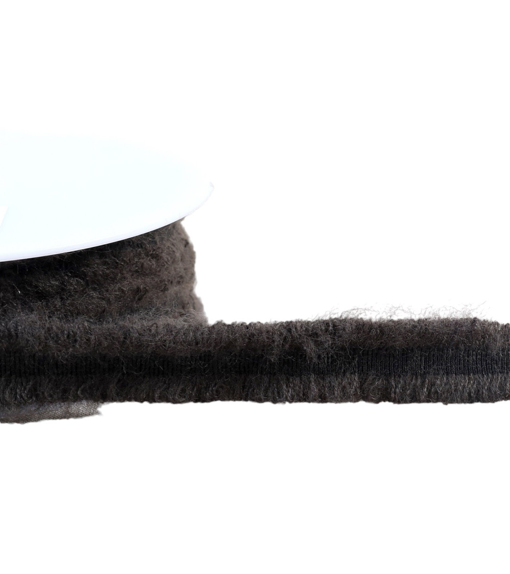 Stretch dress braid 20mm black by the meter