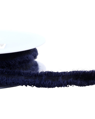 20 mm marineblauer Stretch-Kleiderzopf pro Meter