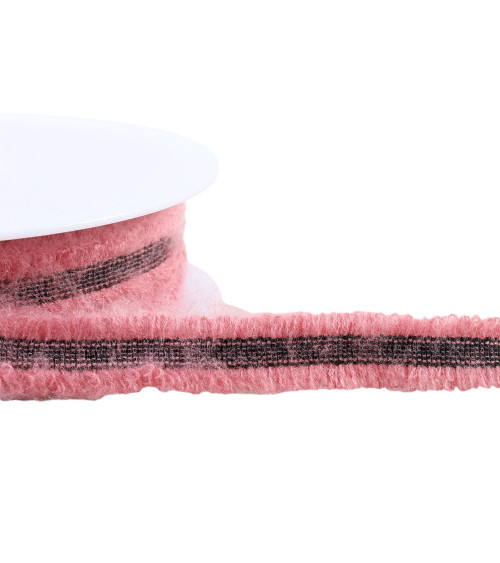 Stretch dress braid 20mm old pink by the meter