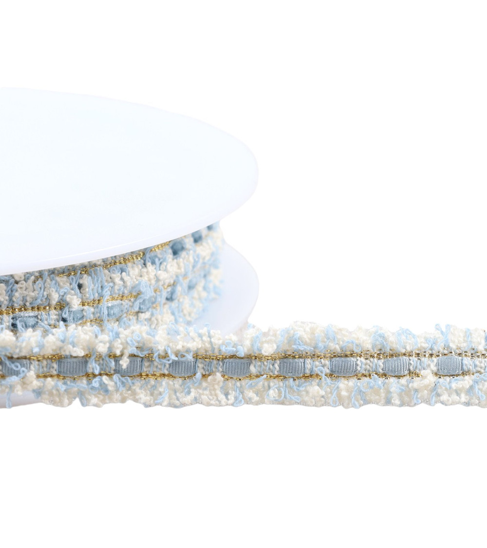 12mm lavender blue heather dress braid by the meter