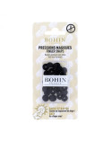 Boutons pressions sans pince 9mm Bohin noir