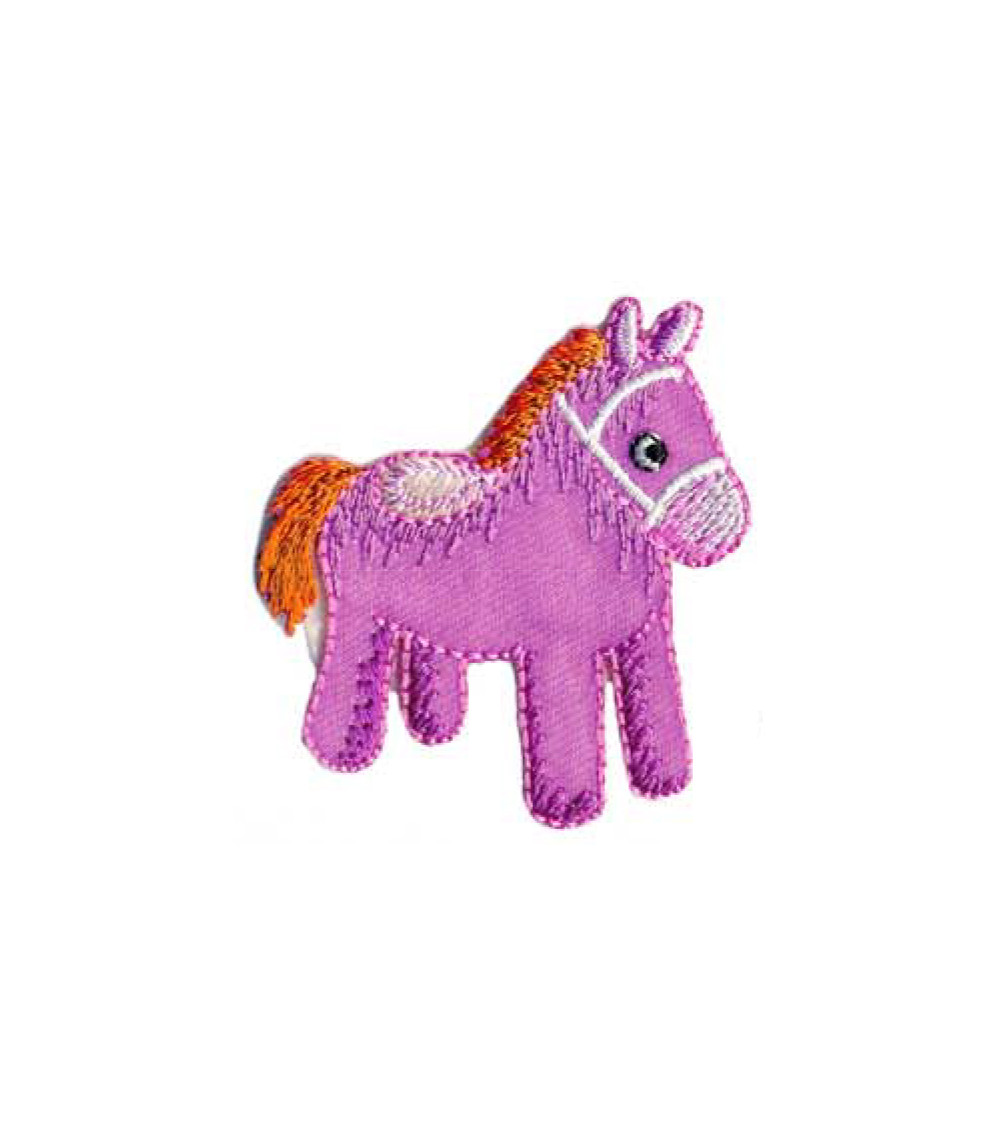 Set of 3 vintage pony toy iron-on patches