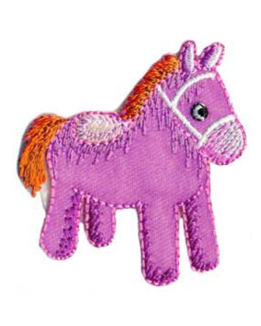 Set of 3 vintage pony toy iron-on patches