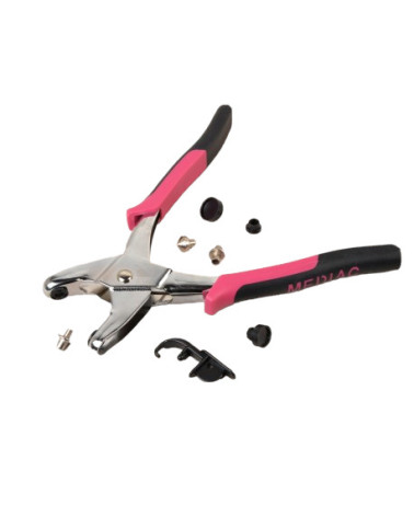 Pink and black multifunction pliers