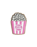 Ecusson thermocollant ananas/pop corn pop corn 4,2cm x6cm