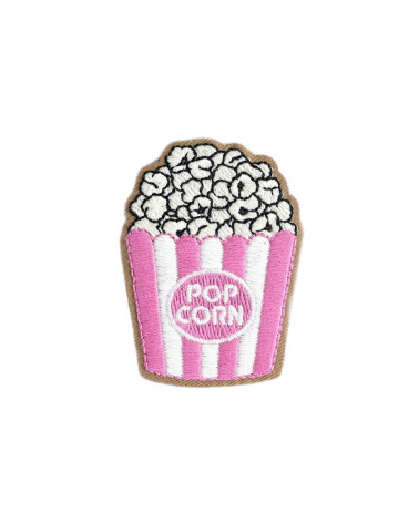 Thermoklebeband Ananas/Popcorn Popcorn 4,2cm x 6cm
