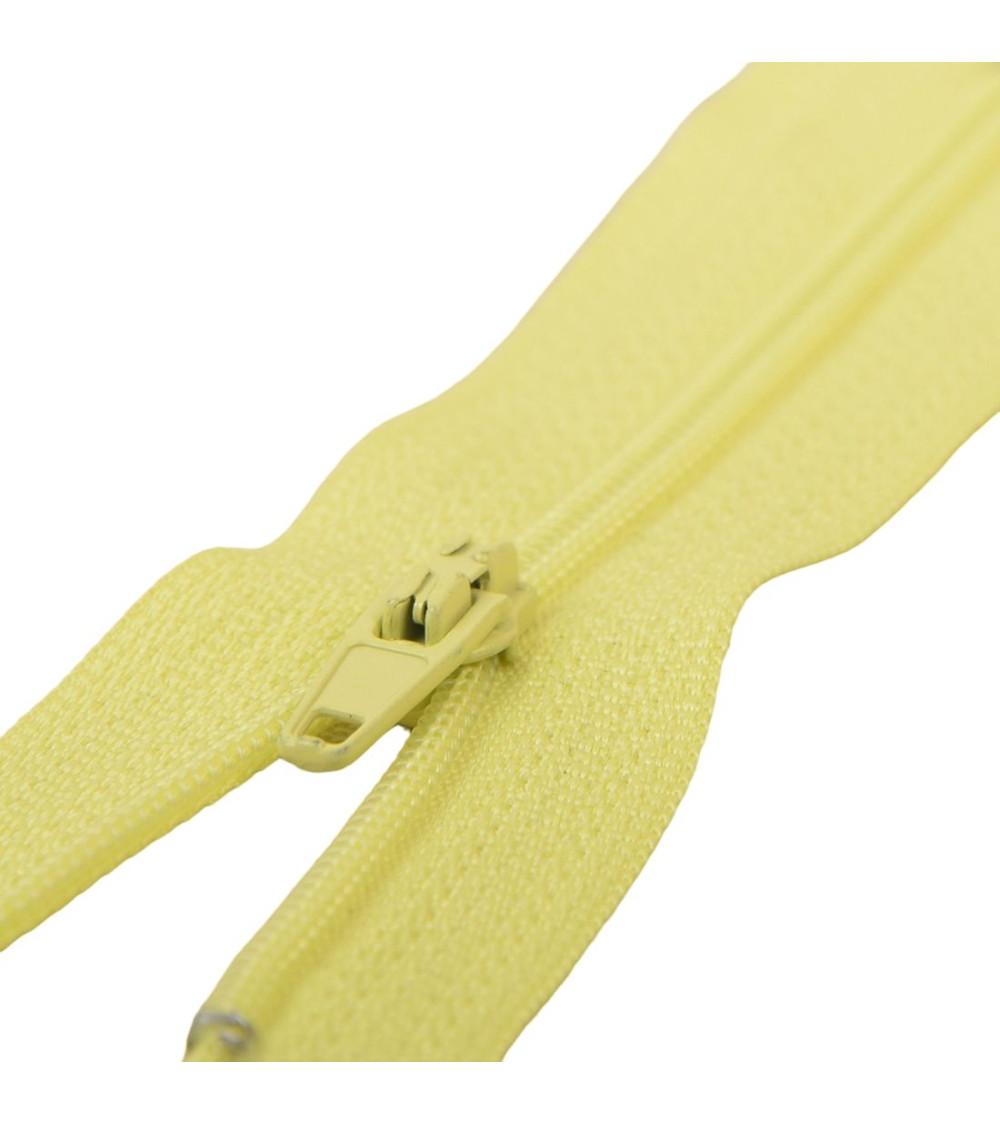 Fine zipper Polyester No. 2 Primrose Yellow