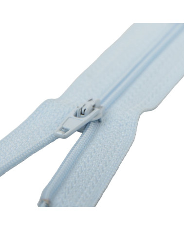 Fine zipper Polyester N°2 baby blue